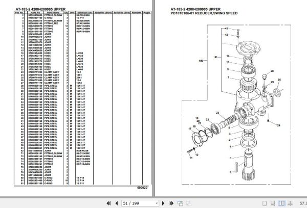 Tadano Crane AT 185 2 Parts Catalog 2