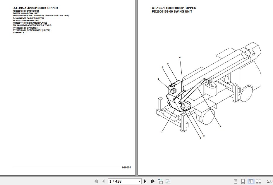 Tadano Crane AT 195 1 Parts Catalog 1