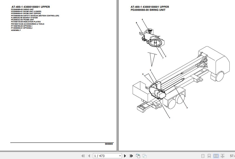 Tadano Crane AT 400 1 Parts Catalog 1