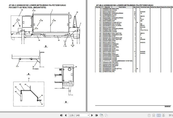 Tadano Crane AT 80 2 Parts Catalog 2