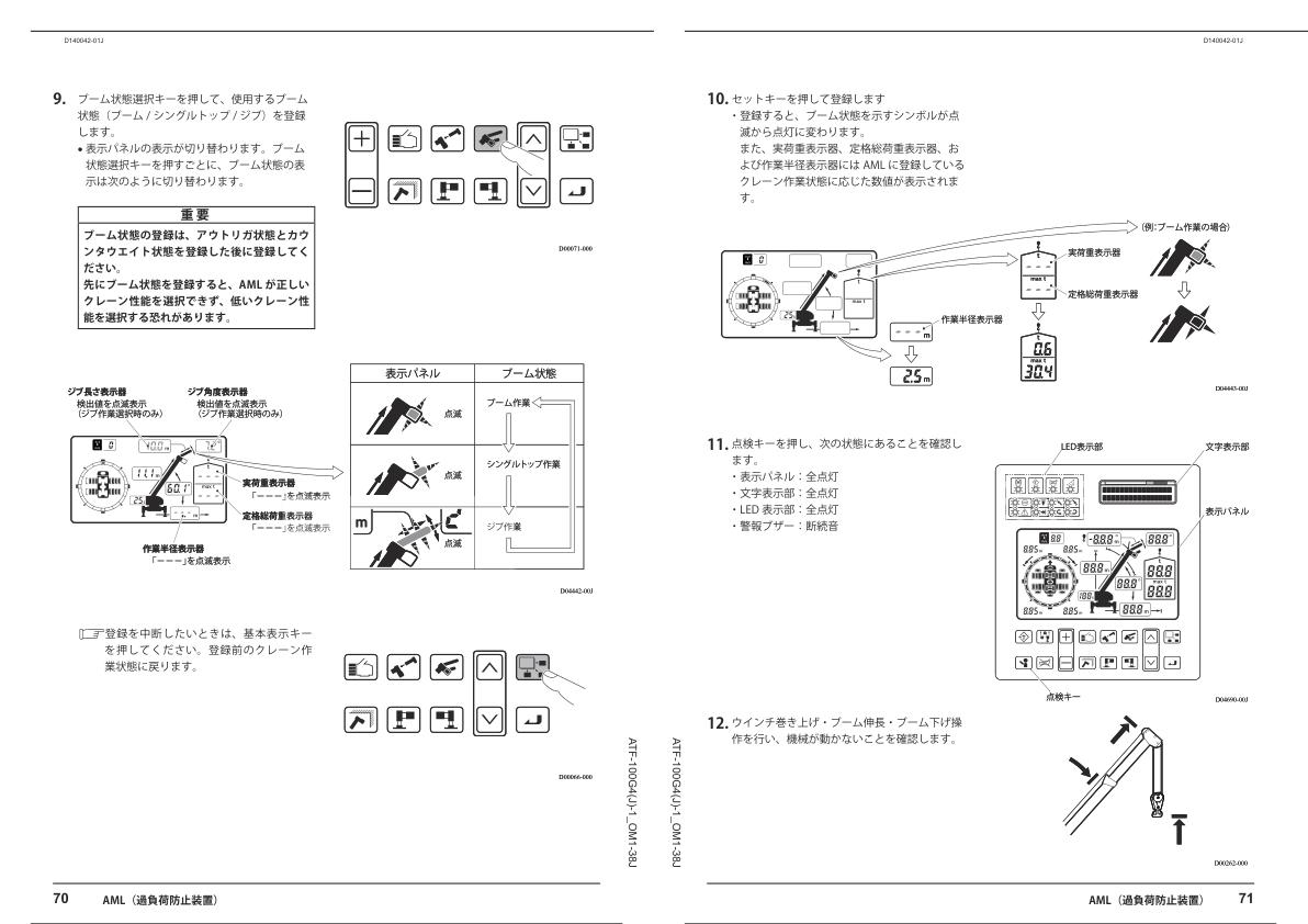 Tadano Crane ATF 100G4J 1 Operation Manual ATF 100G4J 1 OM1 38J 2020 JP 2