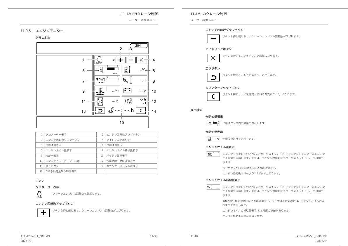 Tadano Crane ATF 120N 5.1 Operation Manual ATF 120N 5.1 OM1 19J 2023 JP 2