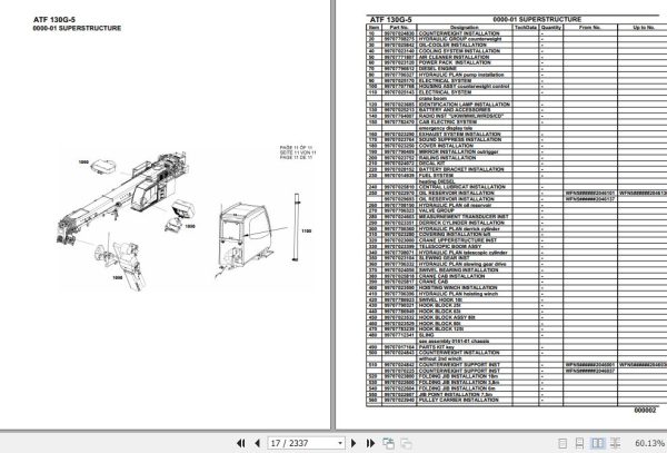 Tadano Crane ATF 130G 5 Parts Catalog 2