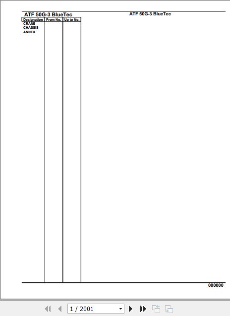 Tadano Crane ATF 50G 3 BlueTec Parts Catalog 1