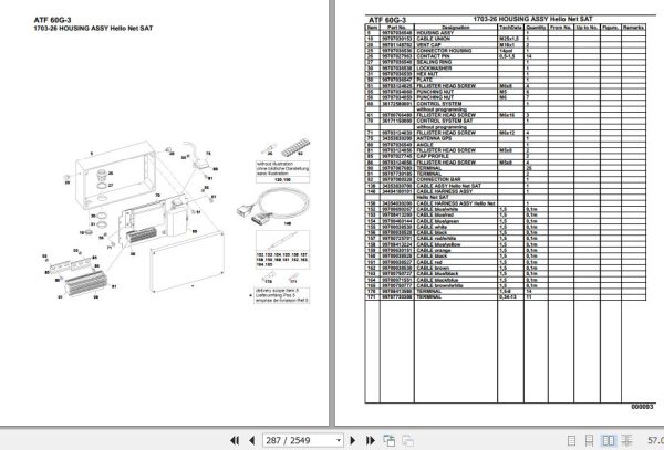 Tadano Crane ATF 60G 3 2064101 2064499 Parts Catalog 2