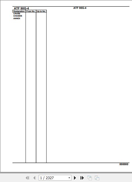 Tadano Crane ATF 90G 4 Parts Catalog 1