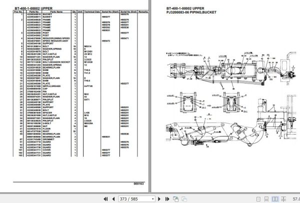 Tadano Crane BT 400 1 00002 Upper Parts Catalog 2
