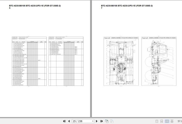 Tadano Crane Carrier BTC 4235 B0105 BTC 4235 2 P2 1E Parts Catalog 2