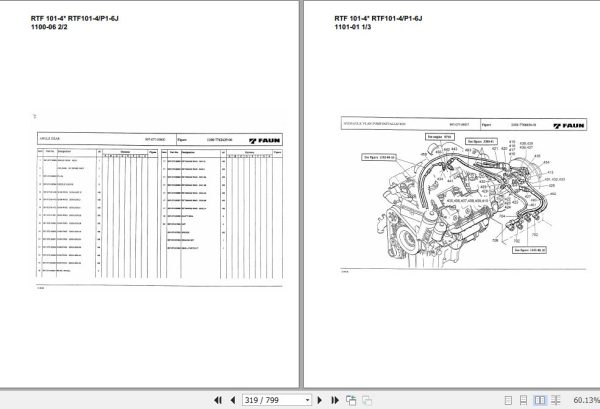 Tadano Crane Carrier RTF101 4 RTF101 4 P1 6J Parts Catalog 2