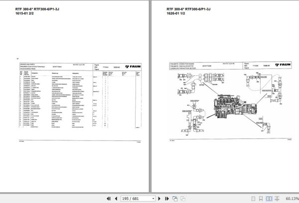 Tadano Crane Carrier RTF300 6 RTF300 6 P1 3J Parts Catalog 2