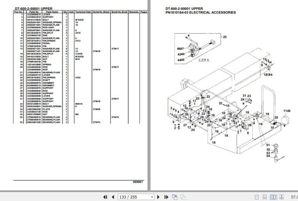 Tadano Crane DT 600 2 00001 Upper Parts Catalog 2
