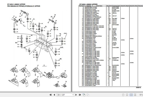 Tadano Crane DT 620 1 00002 Upper Parts Catalog 2