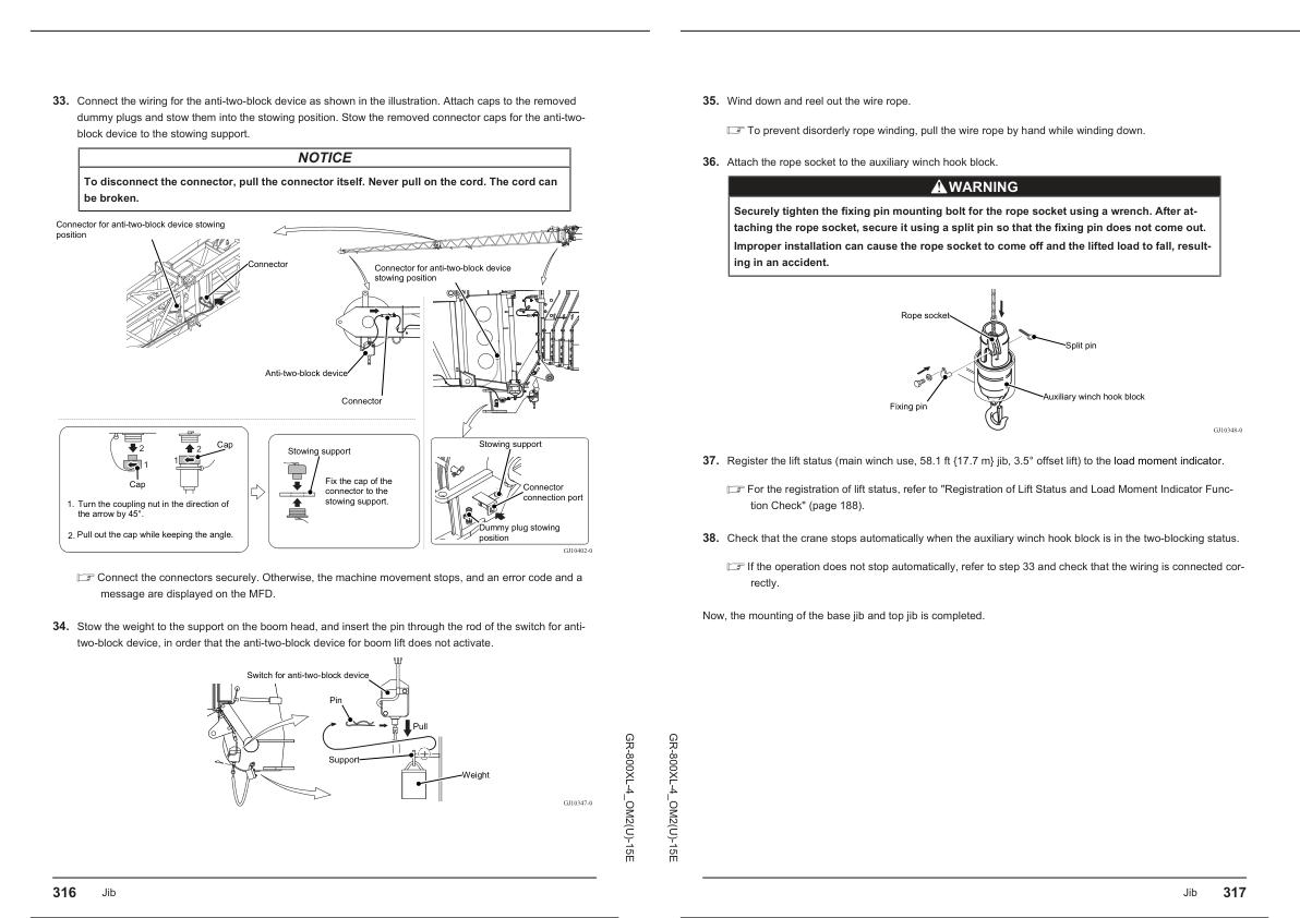 Tadano Crane GR 800XL 4 Operation Manual GR 800XL 4 OM2U 15E 2