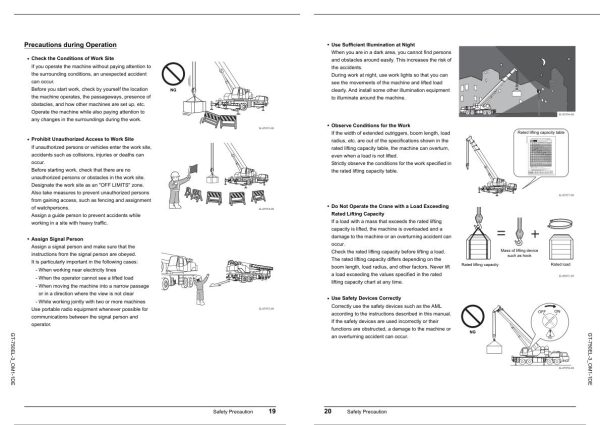 Tadano Crane GT 750EL 3 Operation Manual GT 750EL 3 OM1 1DE 2