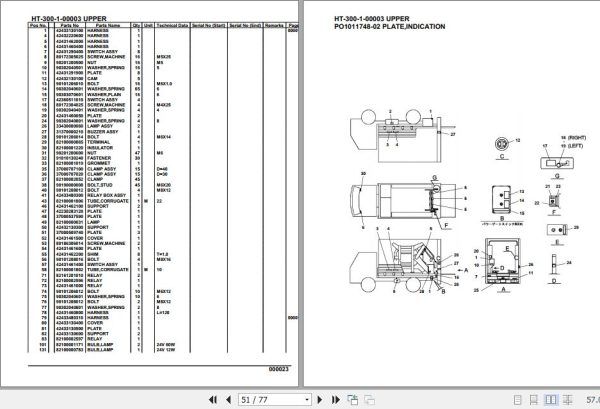 Tadano Crane HT 300 1 00003 Upper Parts Catalog 2