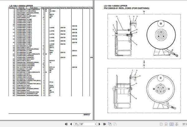 Tadano Crane LS 106 1 00004 Upper Parts Catalog 2