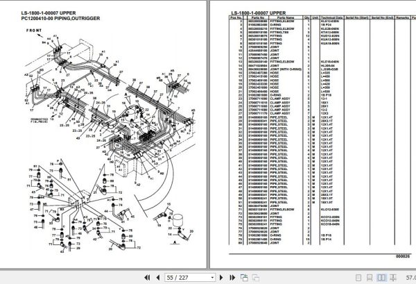 Tadano Crane LS 1800 1 00007 Upper Parts Catalog 2