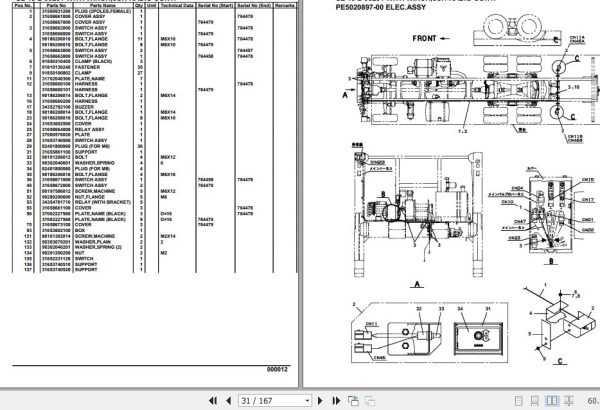 Tadano Crane SL 15 2 00201 With Winch 8ch Radio Cont Parts Catalog 2