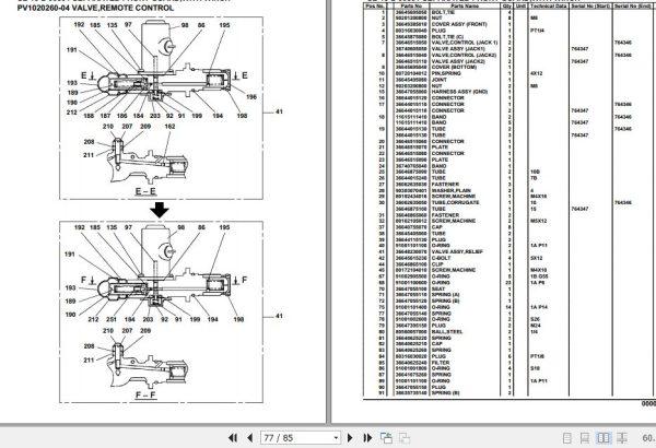 Tadano Crane SL 15 2 00301 Separated Front Guard With Winch Parts Catalog 2