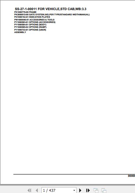 Tadano Crane SS 17 1 Parts Catalog 1