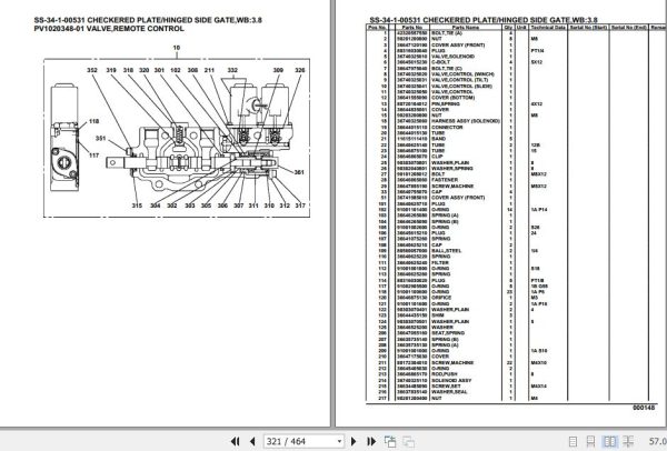Tadano Crane SS 34 1 Parts Catalog 2