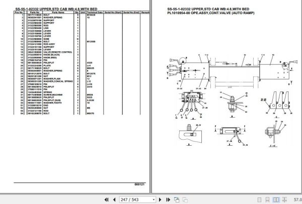 Tadano Crane SS 55 1 Parts Catalog 2