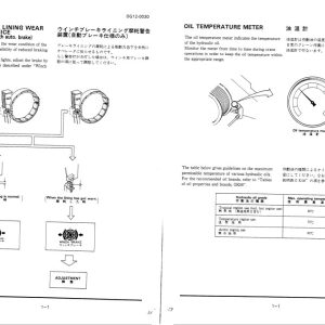 Tadano Crane TG 1000E 3 Operation Manual TG 1000E 31 O 01EJ 1998 EN JP 2
