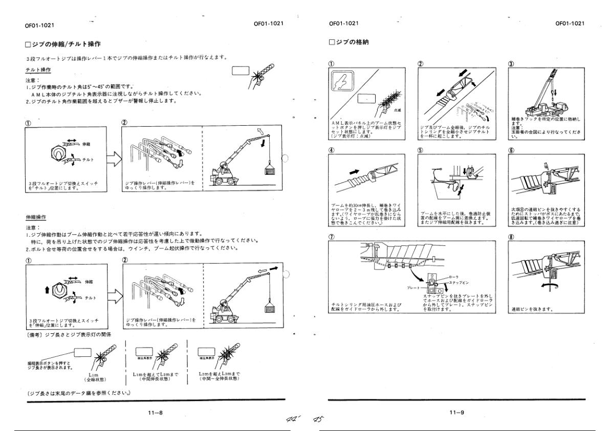 Tadano Crane TG 1000R 1 Operation Manual TG 1000R 11 O 01 1992 JP 2