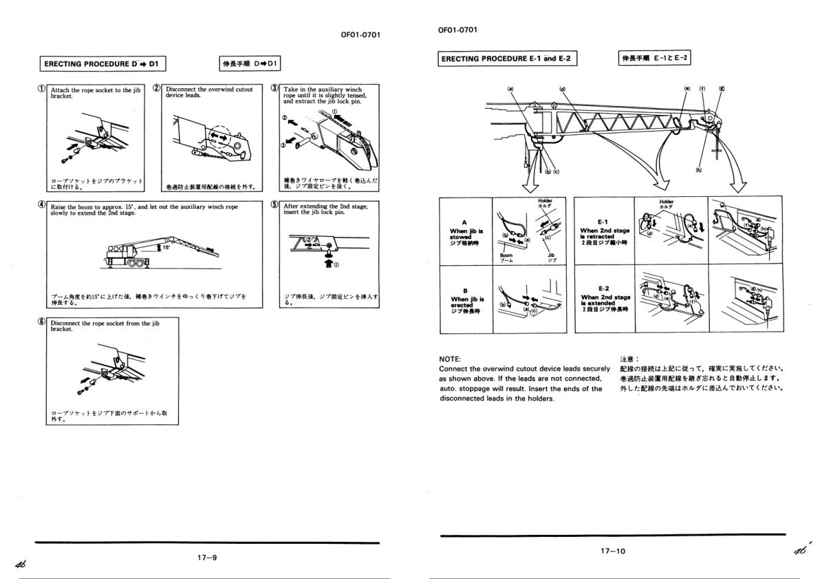 Tadano Crane TG 1300E 1 Operation Manual TG 1300E 1 O 02 1992 EN JP 2