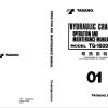 Tadano Crane TG 1600M 1 Operation Manual TG 1600M 11 O 01 2000 EN JP 1