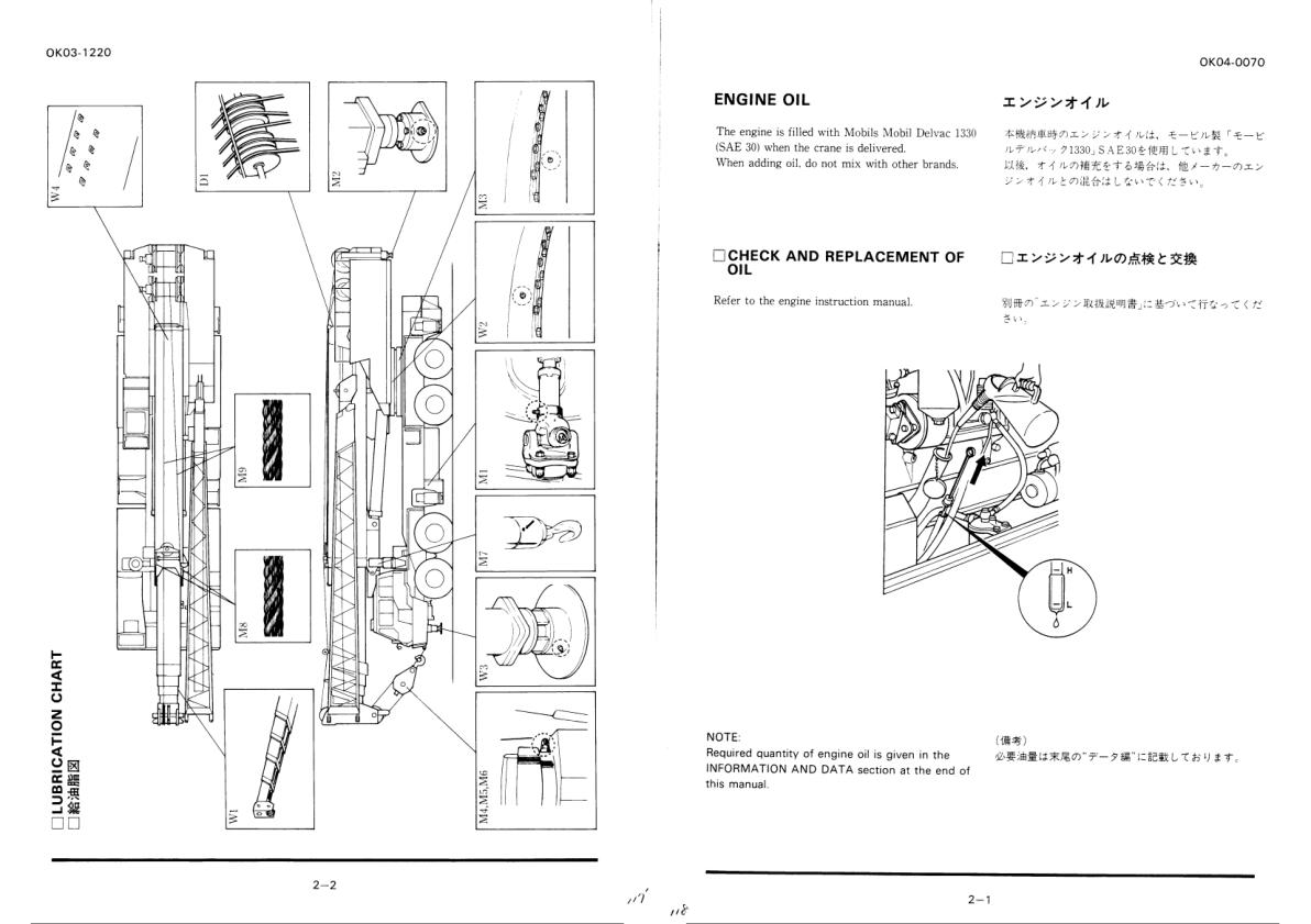 Tadano Crane TG 1600M 1 Operation Manual TG 1600M 13 O 01 2000 EN JP 2