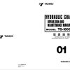 Tadano Crane TG 1600M 1 Operation Manual TG 1600M 1 O 01 2000 EN JP 1