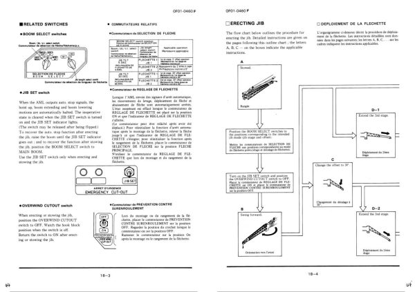 Tadano Crane TG 500E 2 Operation Manual TG 500E 2 O 01F 2000 EN FR 2