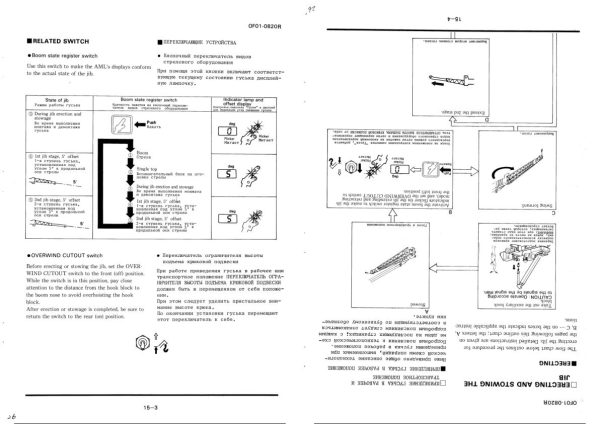 Tadano Crane TG 500ERG 2 Operation Manual TG 500ERG 2 O 01R 1989 EN RU 2