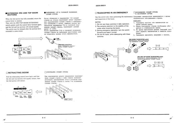 Tadano Crane TG 500ERG 3 Operation Manual TG 500ERG 3 O 01R 1994 EN RU 2