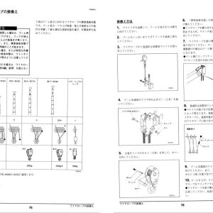 Tadano Crane TG 500M 5 Operation Manual TG 500M 5 O1 3J 2000 JP 2