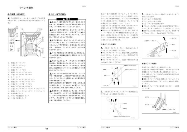 Tadano Crane TG 500M 6 Operation Manual TG 500M 6 O1 1J 2001 JP 2