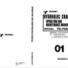 Tadano Crane TG 700E 1 Operation Manual TG 700E 1 O 01F 2000 EN FR 1