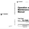 Tadano Crane TG 700E 3 Operation Manual TG 700E 3 O1 4EJ 2004 EN JP 1