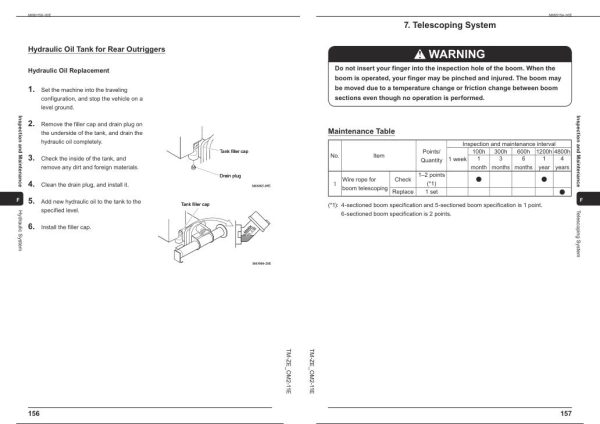 Tadano Crane TM ZE290 6 TM ZE300 6 TM ZE360 5 TM ZE550 2 Operation Manual TM ZE OM2 11E 2023 2