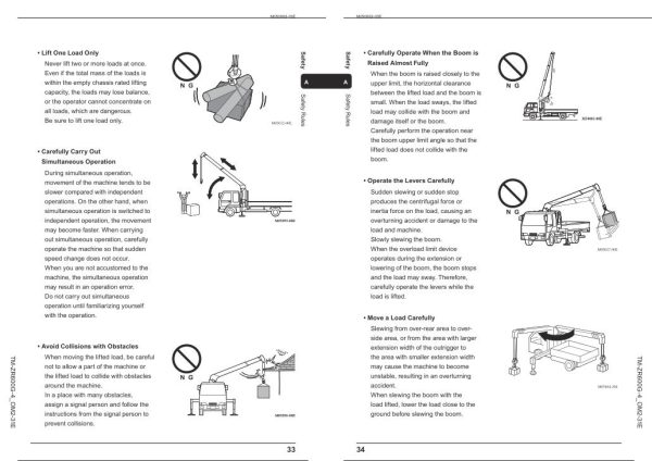 Tadano Crane TM ZR600G 4 TM ZR820 1 Operation Manual TM ZR600G 4 OM2 31E 2