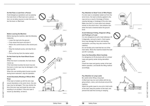 Tadano Crane TM ZX1000 1 TM ZX1200 1 Operation Manual TM ZX1200 1 OM1 21E 2023 2