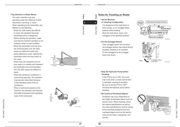 Tadano Crane TM ZX1500 1 Operation Manual TM ZX1500 1 OM1 31E 2