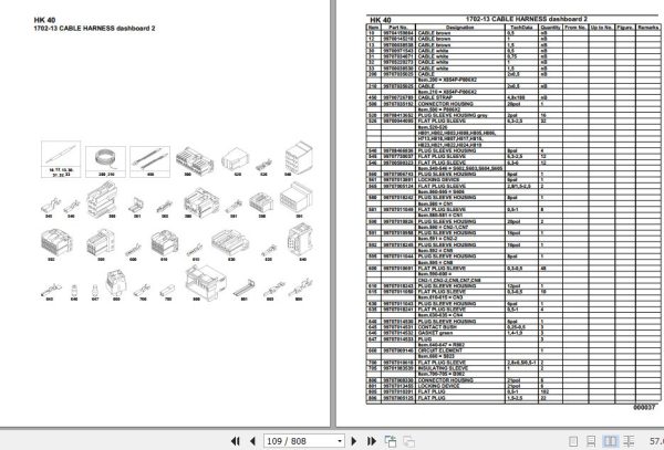 Tadano Faun Crane HK 40 2074101 2074499 Parts Catalog 2