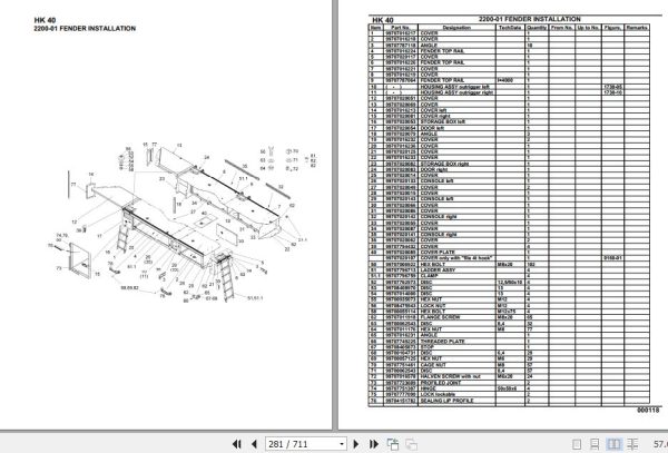 Tadano Faun Crane HK 40 Parts Catalog 2