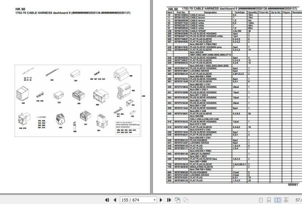 Tadano Faun Crane HK 60 Parts Catalog 2