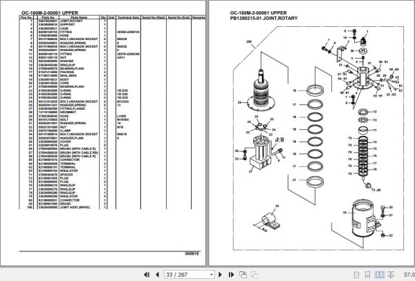 Tadano Hydraulic Wrecker OC 160M 2 00001 Upper Parts Catalog 2