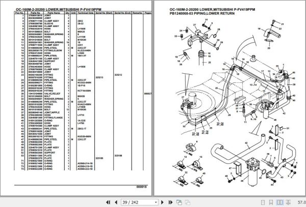 Tadano Hydraulic Wrecker OC 160M 2 20200 Lower MitsubishiI P FV419PPM Parts Catalog 2
