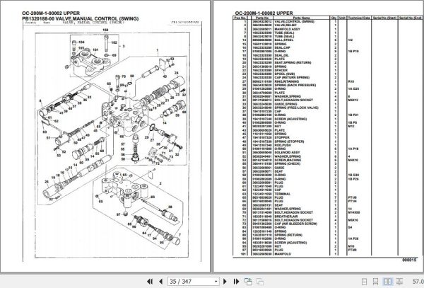 Tadano Hydraulic Wrecker OC 200M 1 00002 Upper Parts Catalog 2