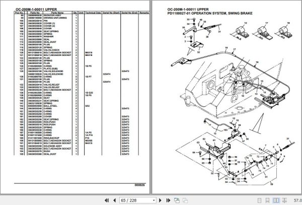 Tadano Hydraulic Wrecker OC 200M 1 00011 Upper Parts Catalog 2